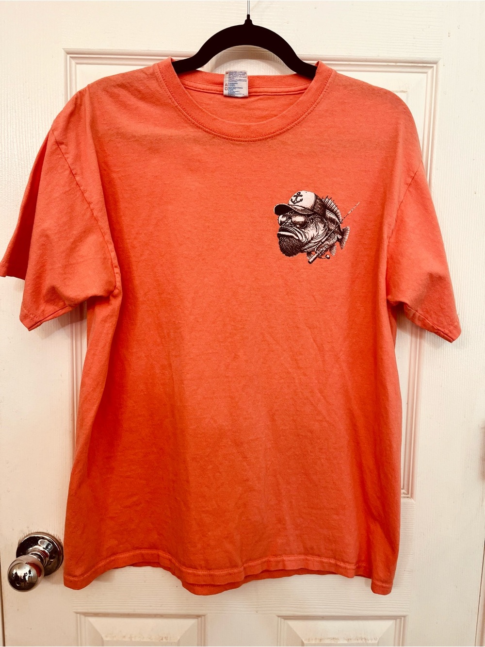 Puerto Peñasco Sonora Mexico Fish Beard Graphic T-Shirt Men’s Large GUC